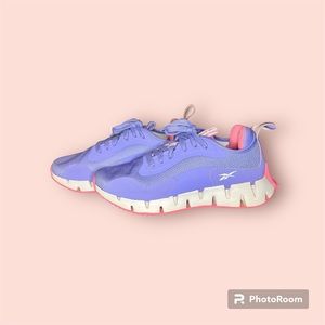 Reebok Zig Dynamica 3.0 Purple Pink White Sneakers, Size 6